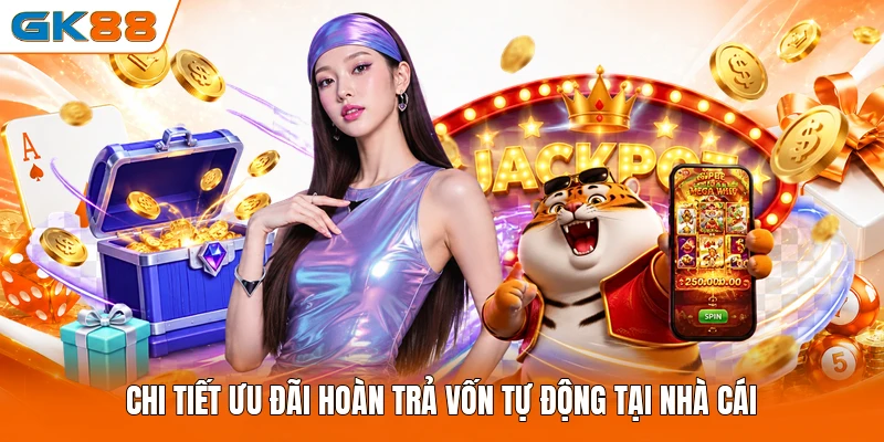 Chi tiết ưu đãi hoàn trả vốn tự động tại nhà cái